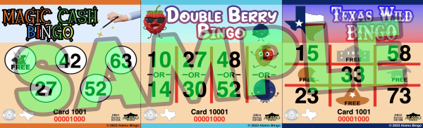 ALAMO: SB 3 Game Strip (Forms SB01,SB02,SB04)